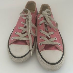 Girls Pink Converse size 12